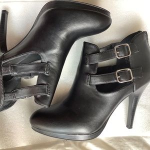 Black ankle boots